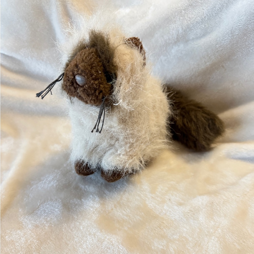 Webkinz 8" Himalayan Ganz Fluffy Kitty Cat Plush Brown